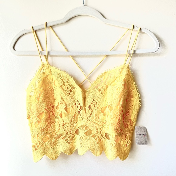 Free People Other - Free People Intimately FP llektra Lace Bralette, Crocus, Sz L